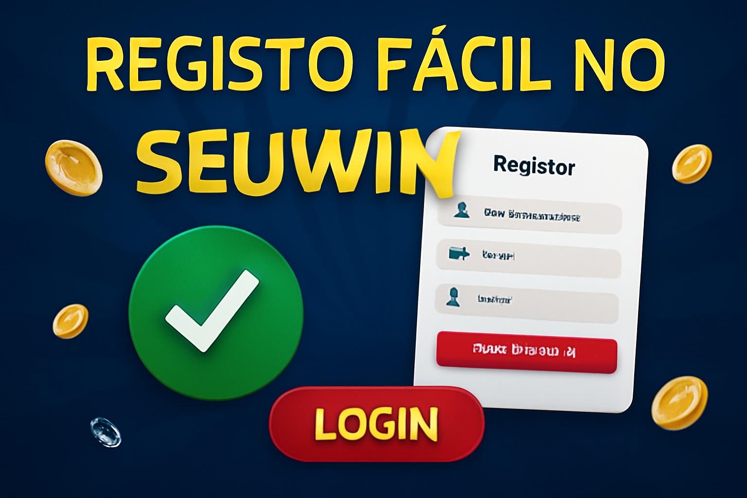 Não Perca tempo, o rRgistro na site SEUWIN